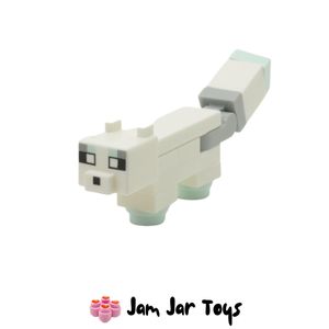 LEGO Minecraft Arctic Fox Side View