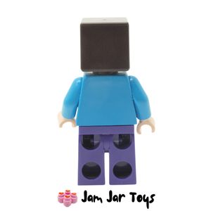 LEGO Steve Minecraft Mini Figure MIN009 Rear view