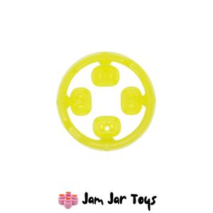 LEGO® Trans Yellow Infinity Stone, Rock Faceted with Small Pin, 4 on Sprue. A261