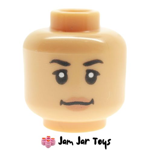 LEGO Sam Kerr Warm Tan, Squiggly Mouth.