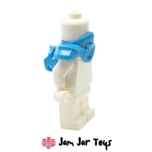 LEGO Dark Azure Shoulder Guard with Hood and Katana Holder Side View
