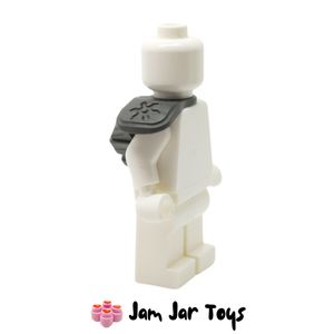 LEGO® Pearl Titanium Shoulder Guard, Shuriken Pattern, Katana Scabbard A297