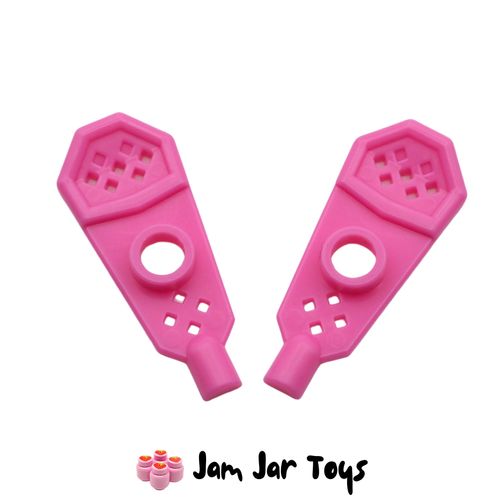 LEGO Dark Pink Snowshoe (Pair) Short Front End.