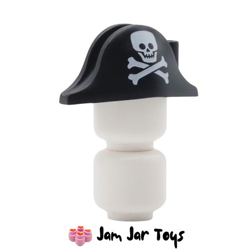 LEGO Bicorne Pirate Hat with Skull & Cross Bones