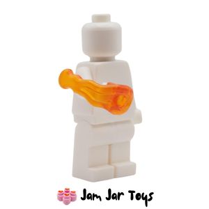LEGO® Trans Orange Wave / Power Blast, Rounded Energy, Bar Handle. W149