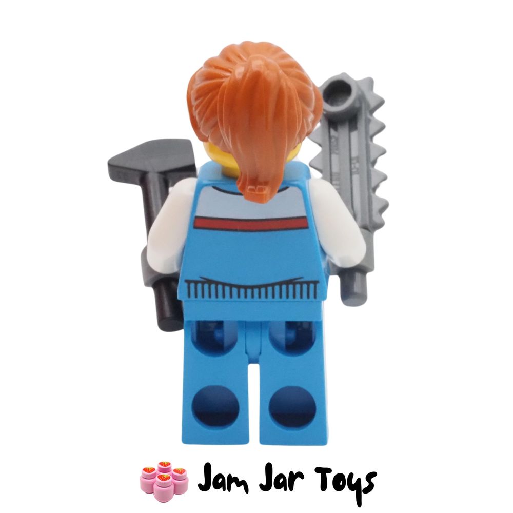 LEGO CITY Minifigure Ice Sculptor - Female Rear View