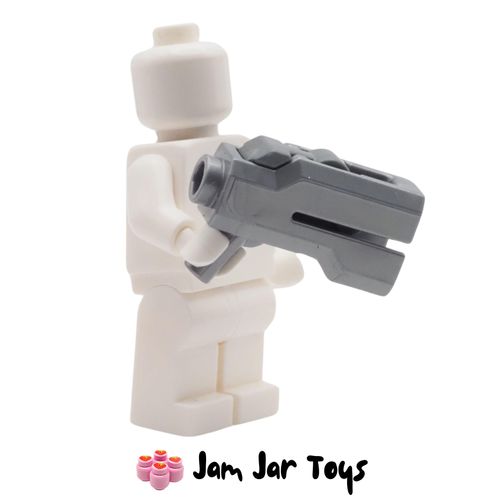 LEGO Star Wars Flat Silver Weapon Gun / Blaster Mini Shooter With Trigger