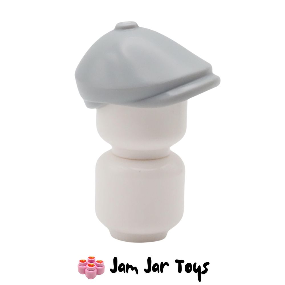 LEGO Light Bluish Grey Flat Cap, Old Style Hat