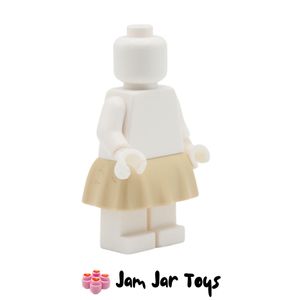 LEGO® Tan Long Minifigure Skirt. A550