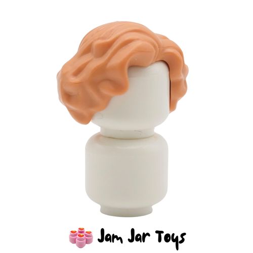 LEGO Nougat Short Wavy Hair with Side Parting