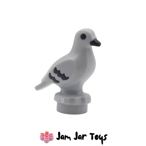 LEGO Animal Figure – Light Bluish Grey Pigeon