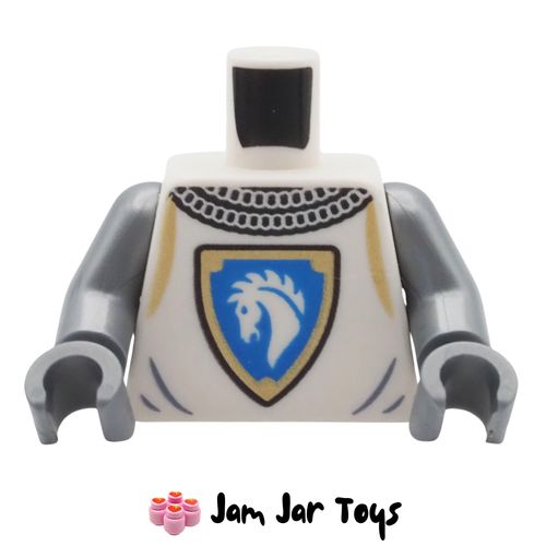LEGO Torso – Knight Chain Mail with Shield & Horse Emblem