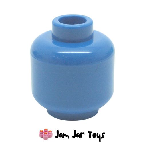 LEGO Bright Blue Plain Minifigure Head