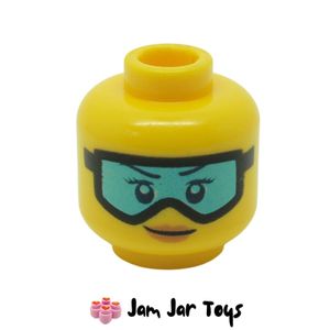 LEGO® Head Snow Goggles with Light Blue Lenses FH31