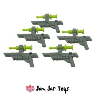 LEGO® Tranquilliser Dart Rifles Grey Guns Green Dart x 5 W11