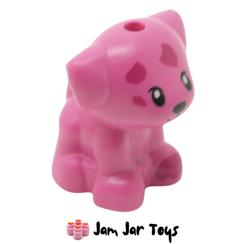 LEGO Dog Puppy Bright Purple