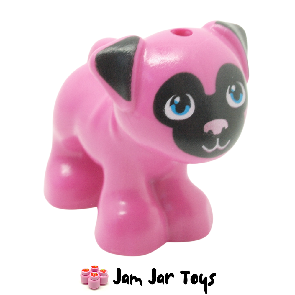 LEGO Pug Bright Purple