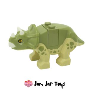 LEGO Baby Triceratops Dinosaur Side View Pointing Left
