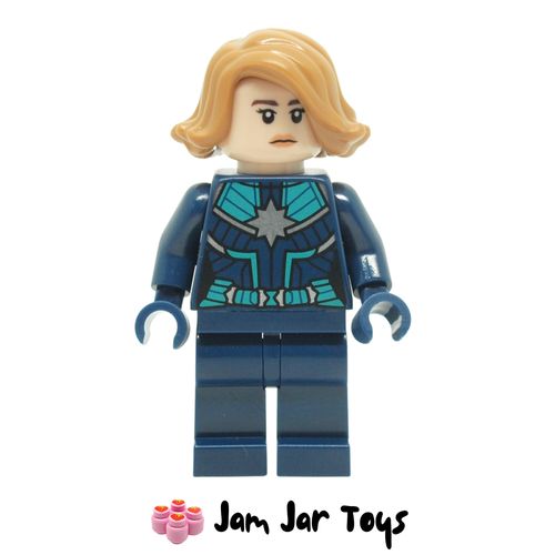 LEGO Captain Marvel Minifigure SH605 Front View