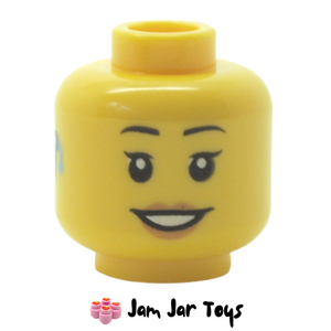 LEGO® Maya Head Hearing Aid Thin Eyebrows, Eyelashes and Smile FH99