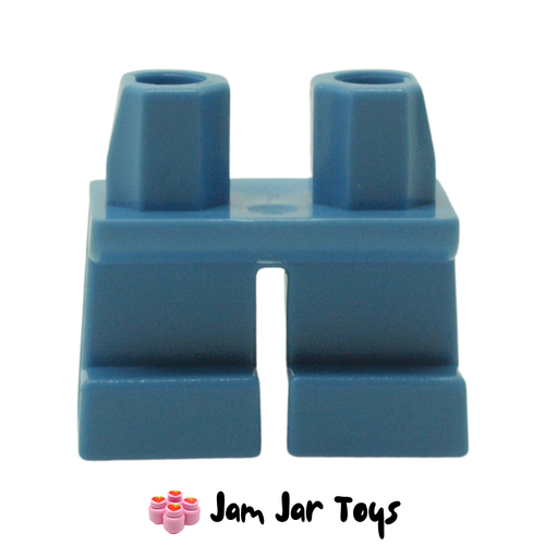 LEGO Legs Short without Hole Medium Blue.