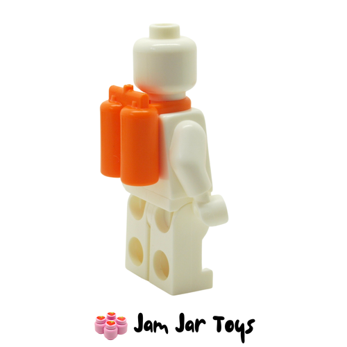 LEGO Orange Airtanks Oxygen Tanks Side View