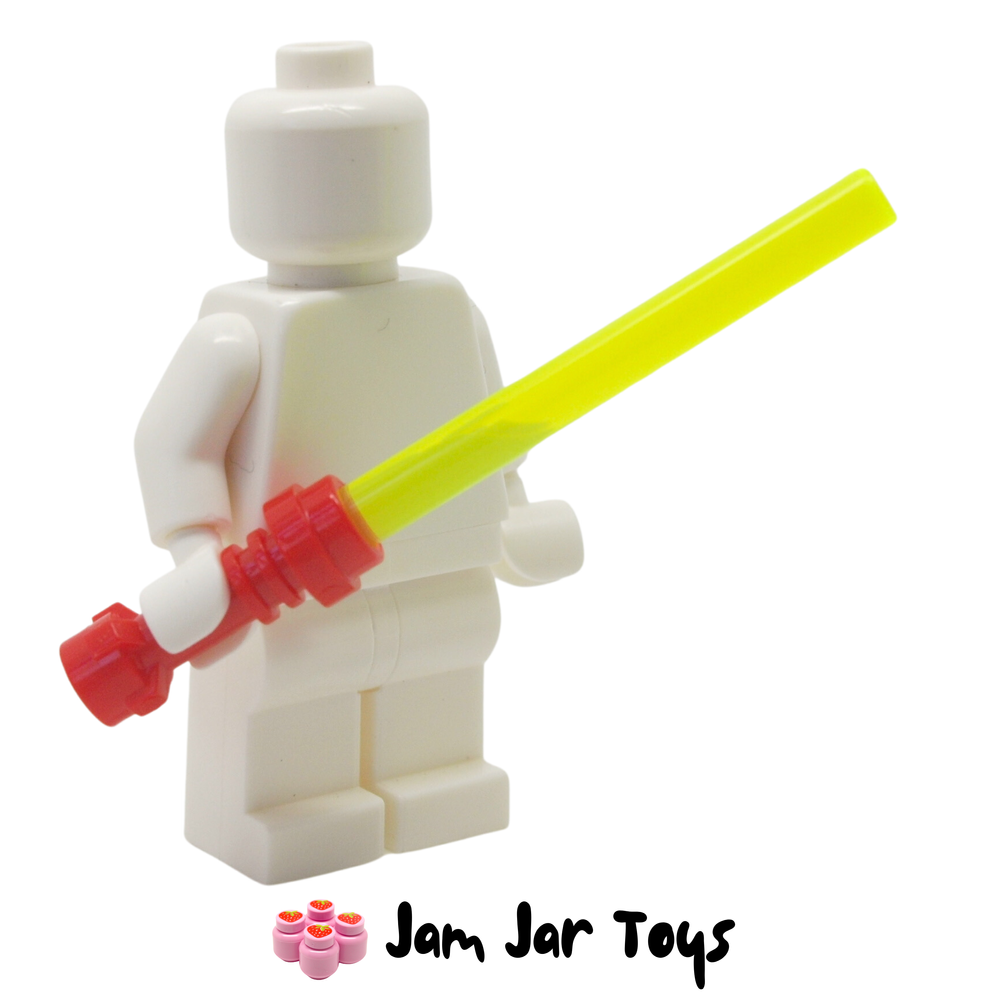 LEGO Star Wars Lightsaber With Red Hilt and Trans-Neon Green Wand