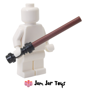 LEGO® Star Wars Lightsaber With Black Hilt and Reddish Brown Wand LSBL55