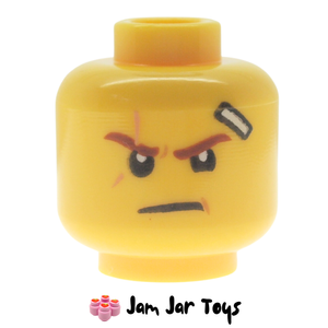 LEGO Kai Head Nougat Scar, Bandage, Determined