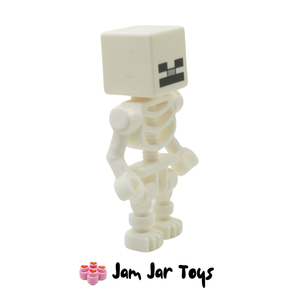 LEGO Skeleton Minecraft Mini Figure MIN011 Side View