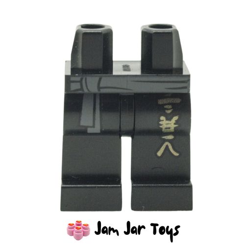 LEGO Black Legs with Robe, Asian Symbols