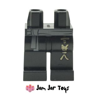 LEGO® Black Legs with Robe, Asian Symbols L162