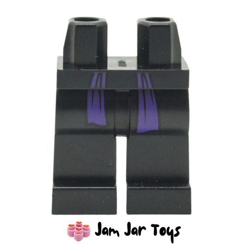 LEGO Black Legs with Dark Purple Sash.