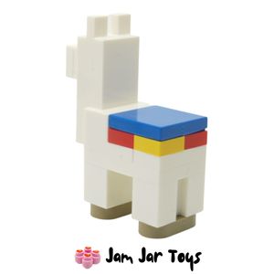 LEGO White Llama / Alpaca Minecraft Mini Figure Rear View