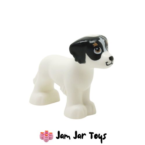 LEGO Dog Big with Brown Eyes, Black Face and Ears - Daisy