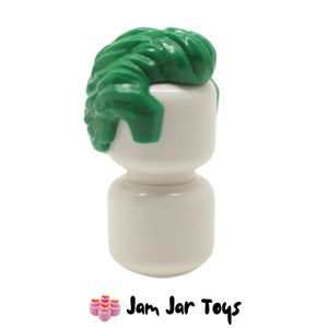 LEGO® The Joker Green Hair Short Swept Back with Sideburns and Widow's Peak FPH94
