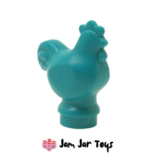 LEGO Chicken - Dark Turquoise