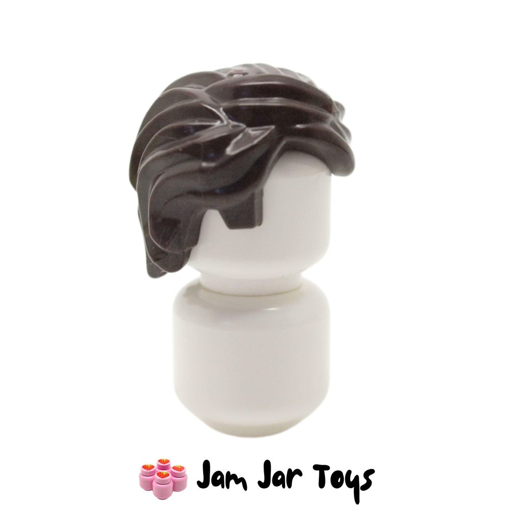 LEGO Anakin Skywalker, Dark Brown Hair Swept Back, Tousled