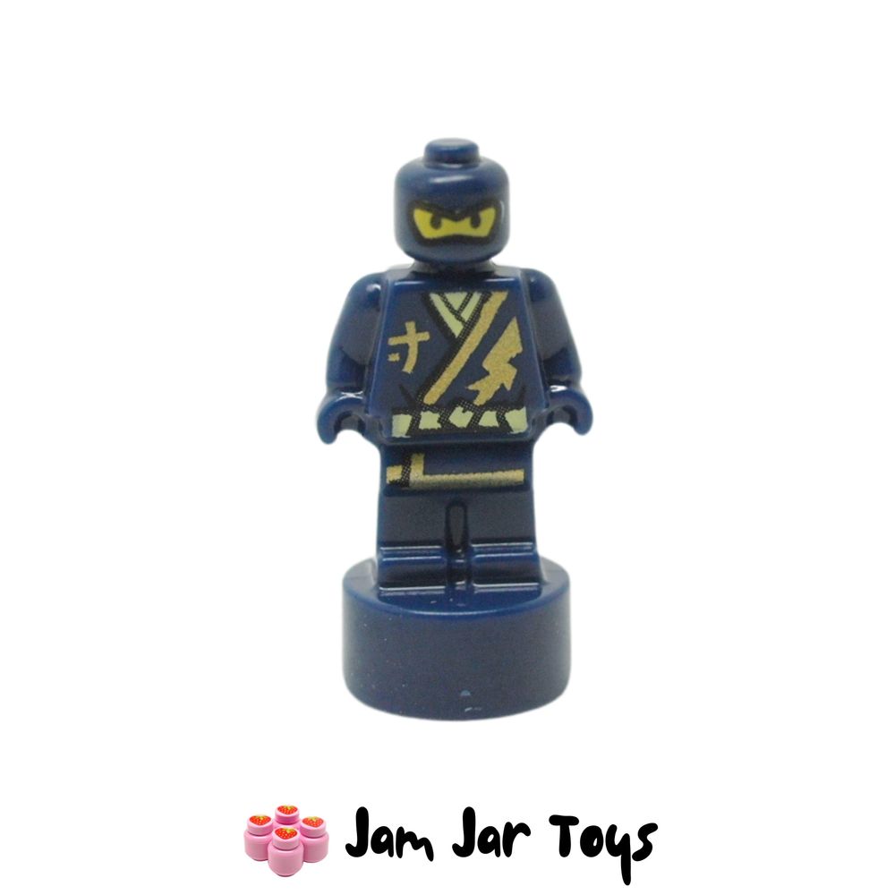 LEGO Jay, Dark Blue Ninja Statuette, Gold / Yellow Robe.