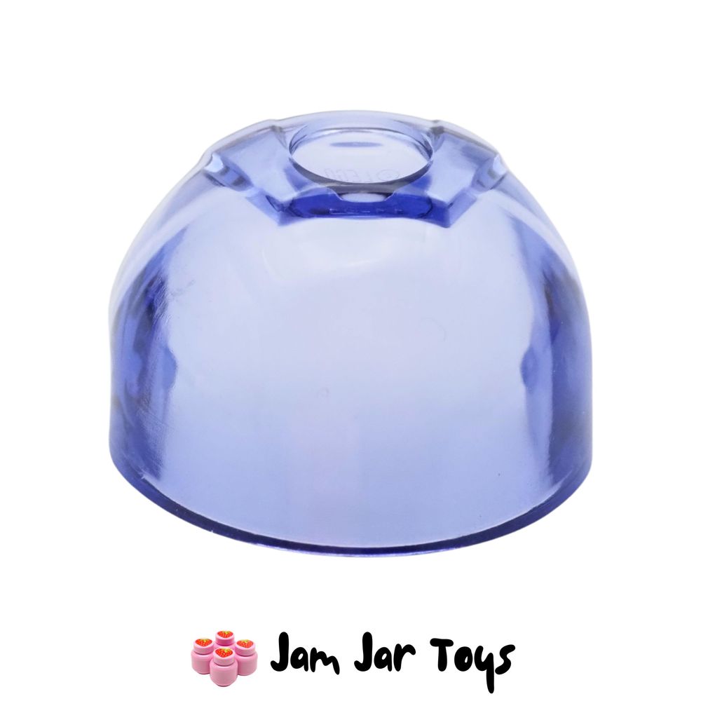 LEGO Trans-Purple Visor Large with Trapezoid Top