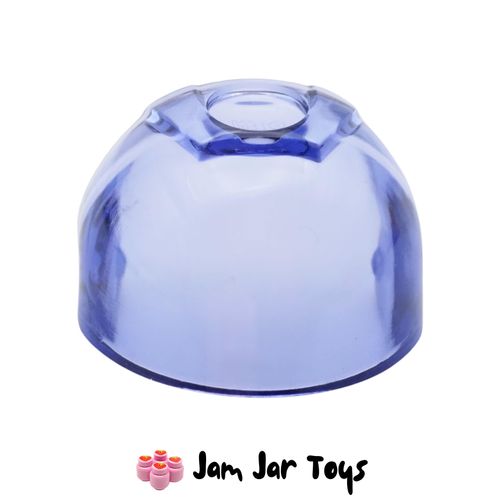 LEGO Trans-Purple Visor Large with Trapezoid Top