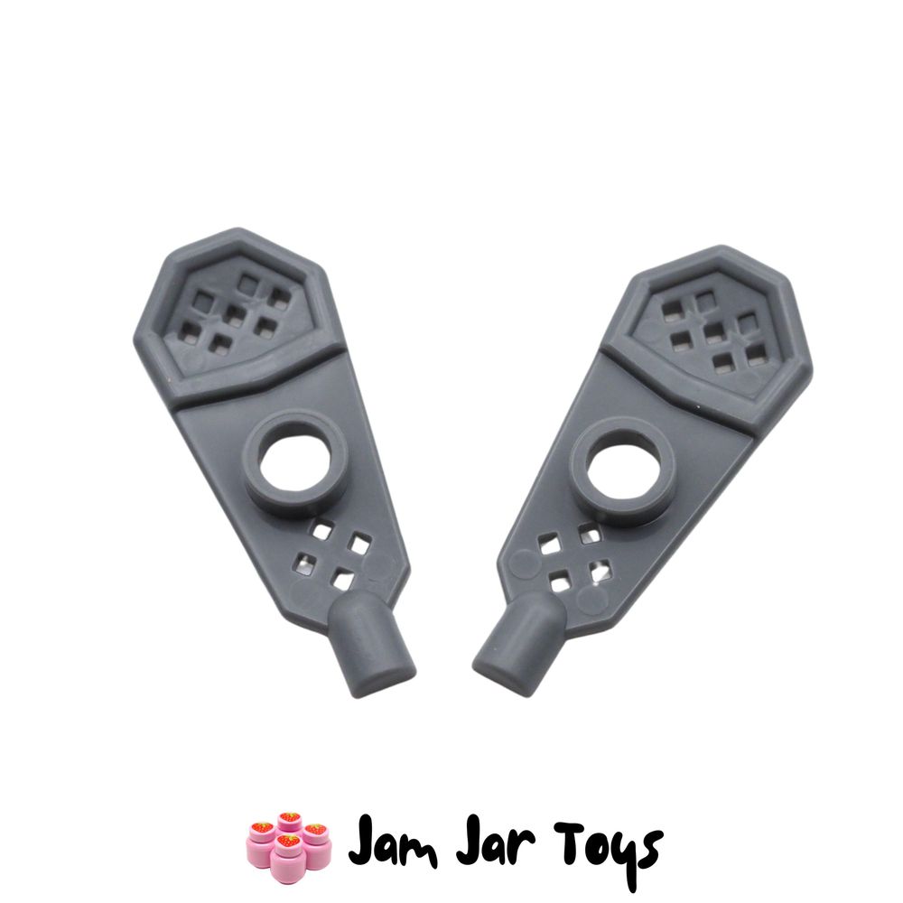 LEGO Dark Bluish Grey Snowshoe (Pair) Short Front End