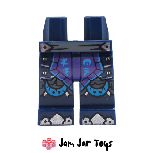 LEGO Dark Blue Legs, Grey/Silver Belt, Coat, Loincloth.