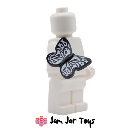LEGO Black Butterfly With Silver Wings