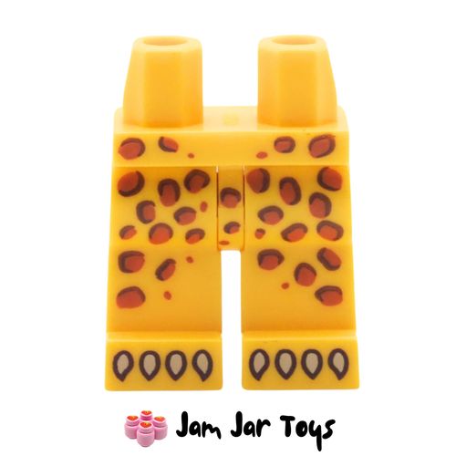 LEGO Yellow Legs with Brown Cheetah Spots and Claws