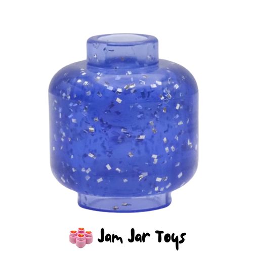 LEGO Glitter Trans-Purple Head
