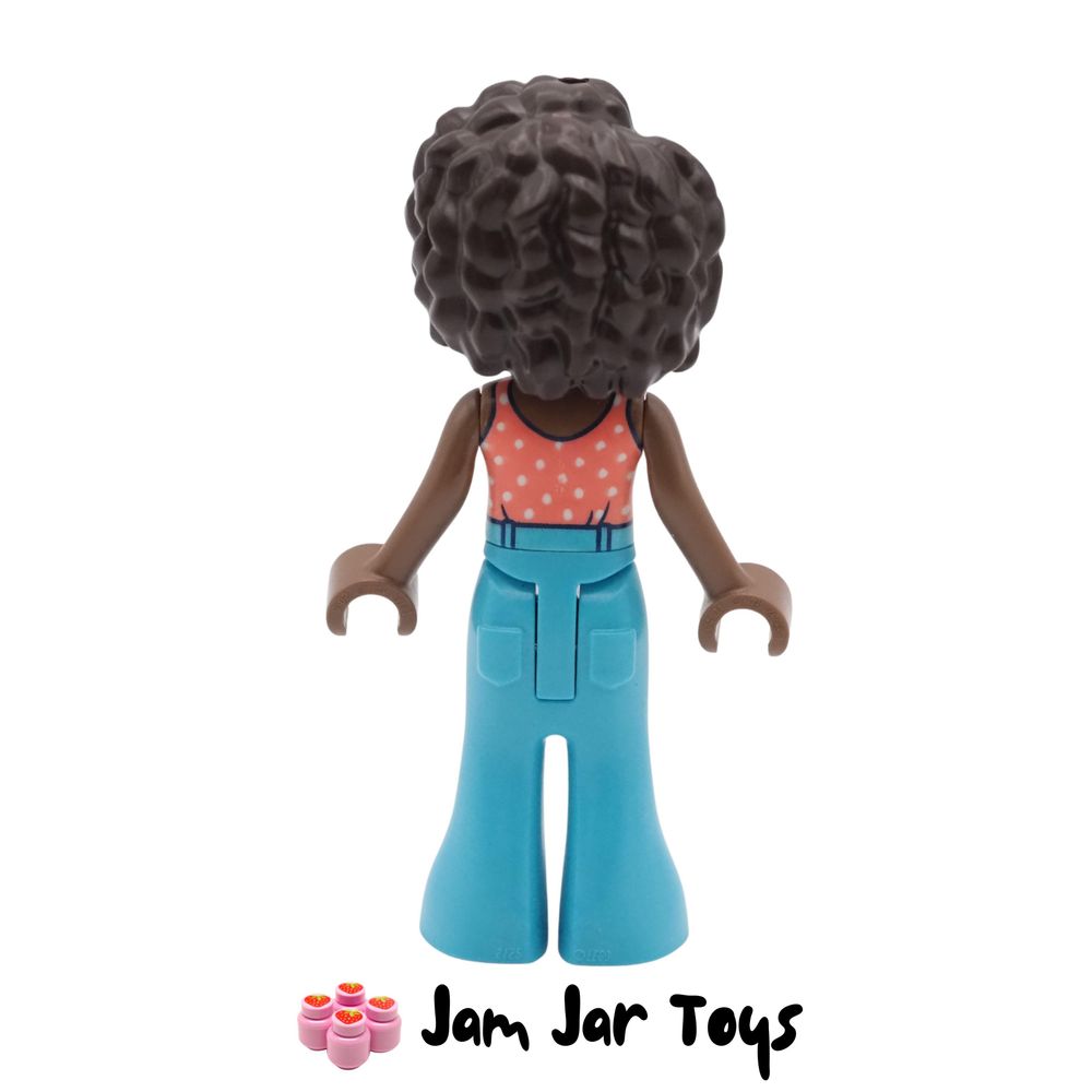 Friends Minifigure Aliya, Halter Top, Bell Bottom Trousers Rear View
