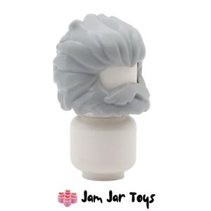 LEGO Light Bluish Grey Hairpiece & Beard Accessory