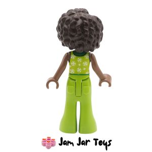 LEGO Friends Aliya in Lime Top with Snowflakes & Gift Rear View