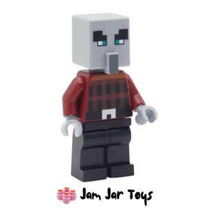 LEGO Minecraft Pillager with Black Legs & Narrow Eyes